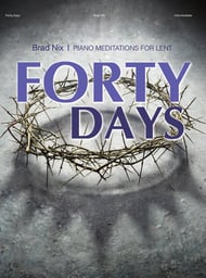 Forty Days piano sheet music cover Thumbnail
